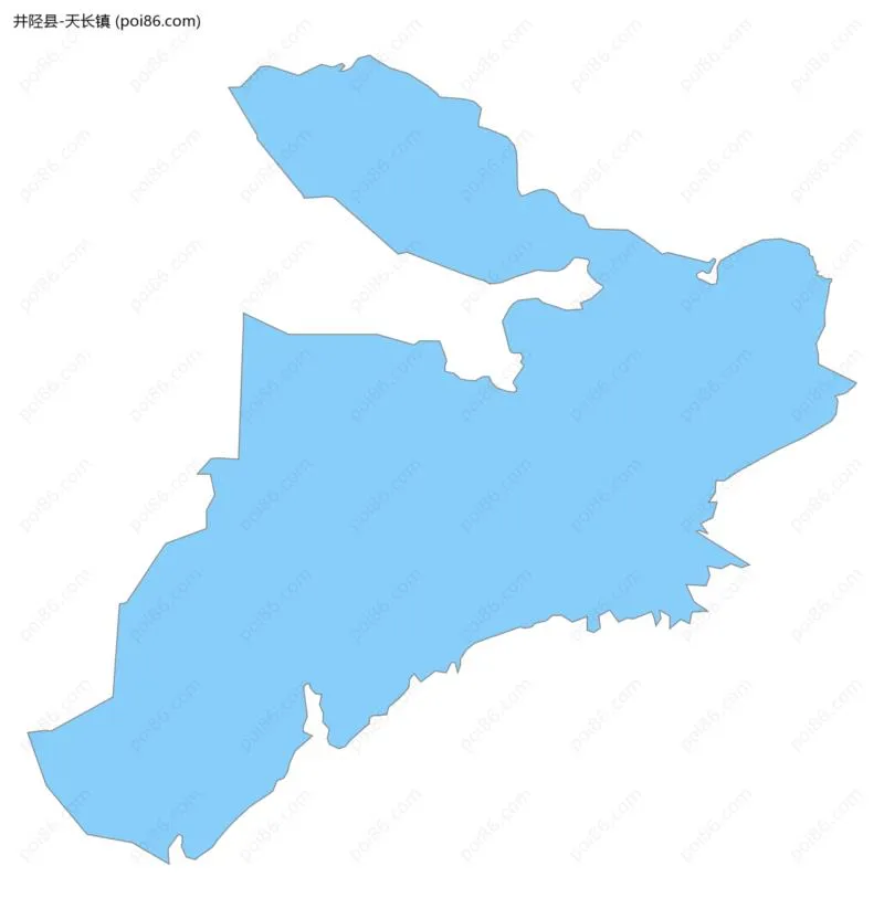 天长镇边界地图