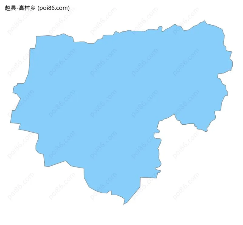 高村乡边界地图