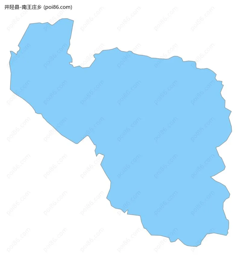 南王庄乡边界地图