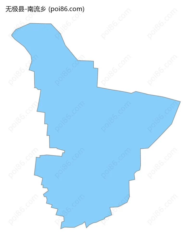 南流乡边界地图