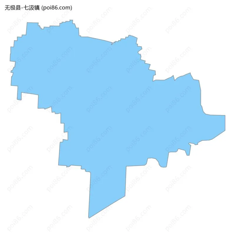 七汲镇边界地图