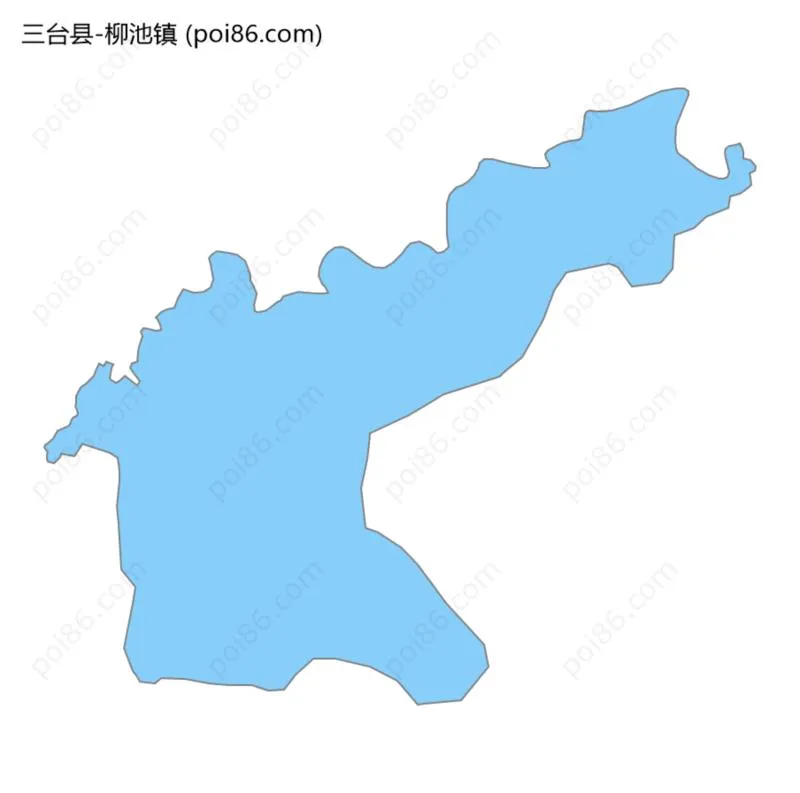 柳池镇边界地图