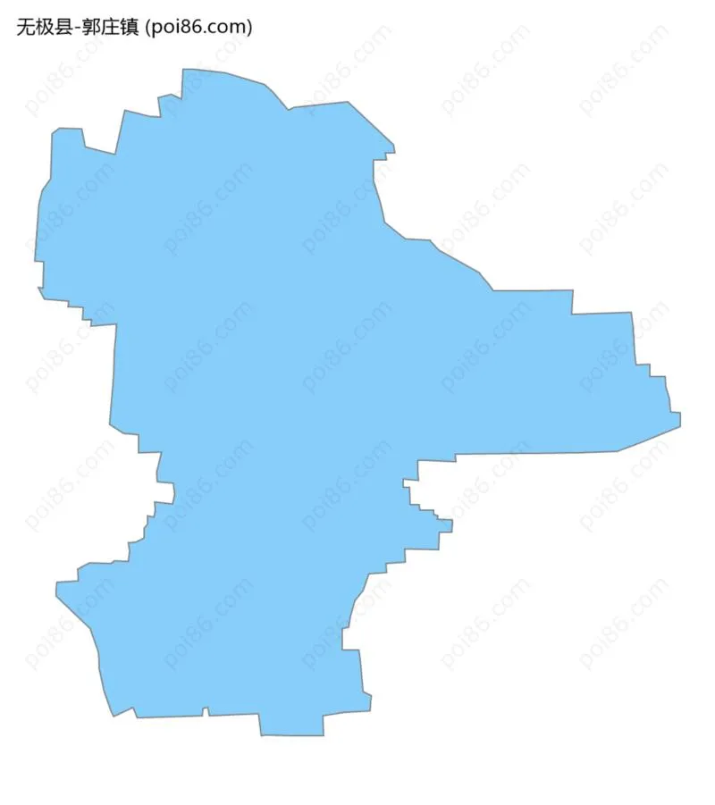 郭庄镇边界地图