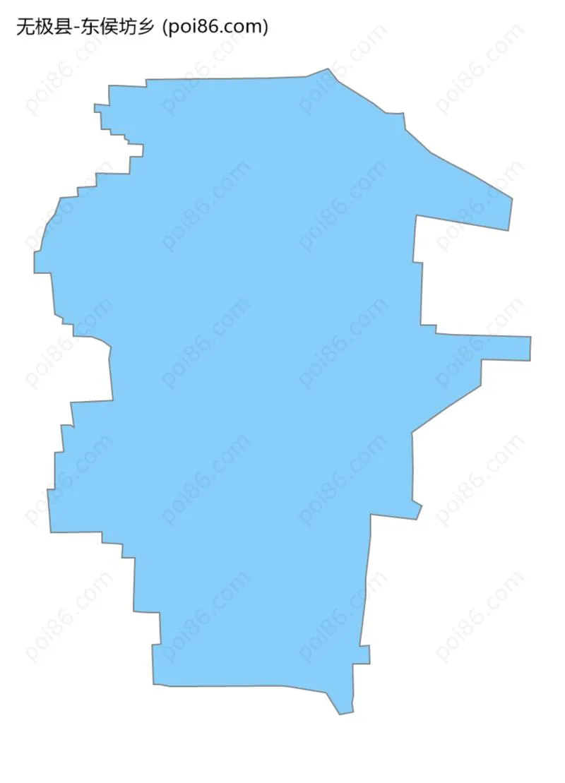 东侯坊乡边界地图