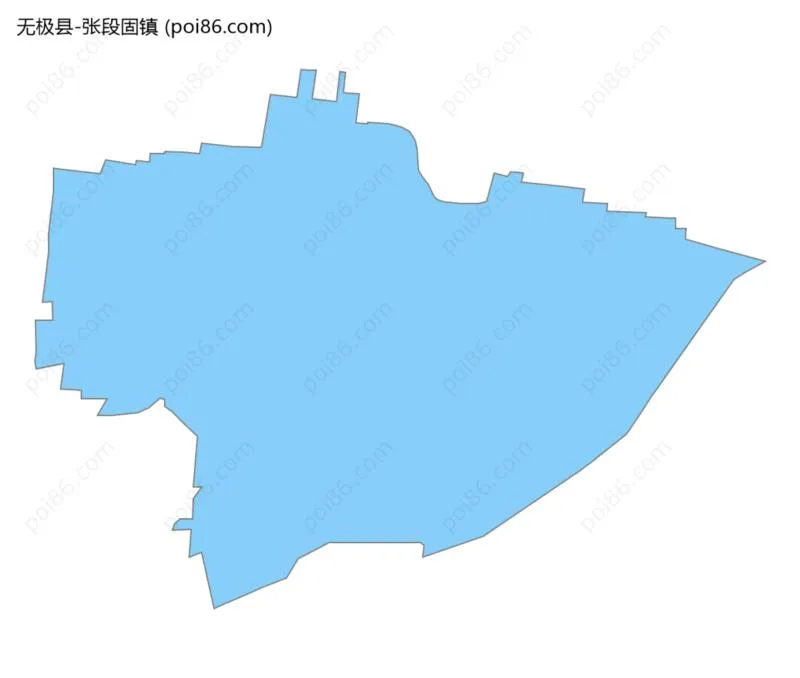 张段固镇边界地图