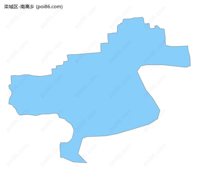 南高乡边界地图