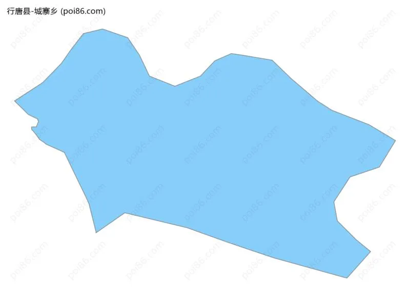 城寨乡边界地图