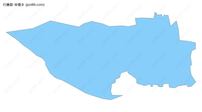 安香乡边界地图