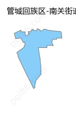 南关街道边界地图