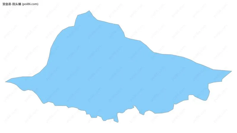 院头镇边界地图