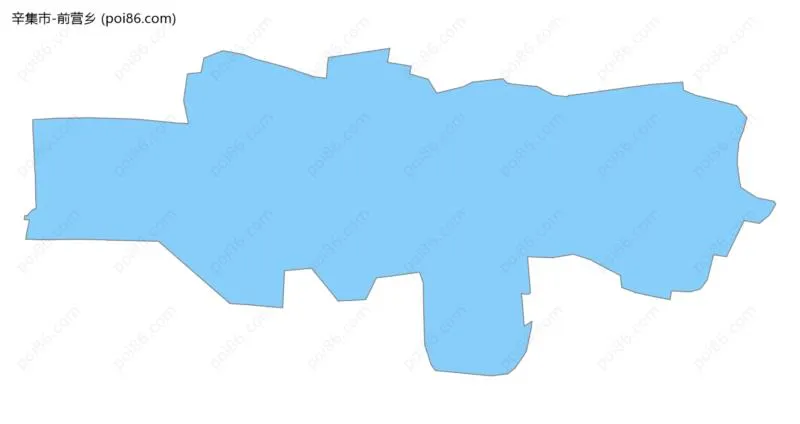 前营乡边界地图