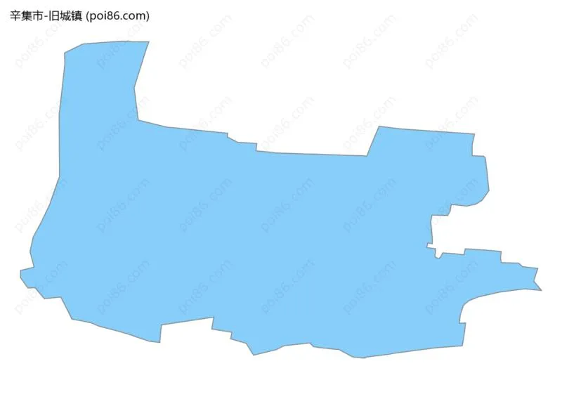 旧城镇边界地图