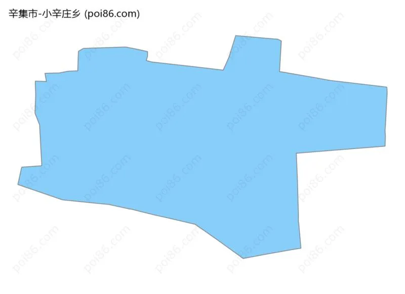 小辛庄乡边界地图