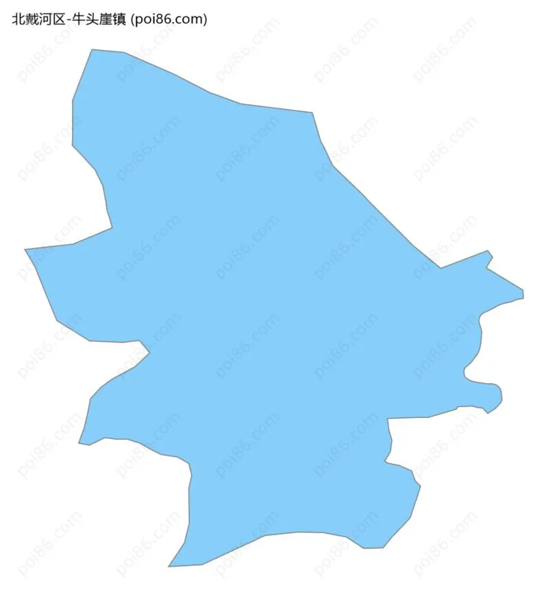 牛头崖镇边界地图