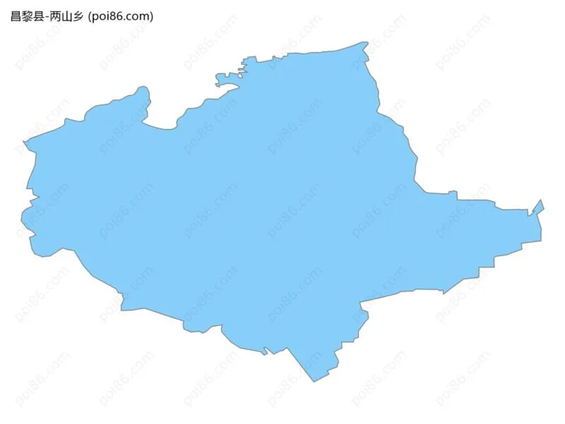 两山乡边界地图