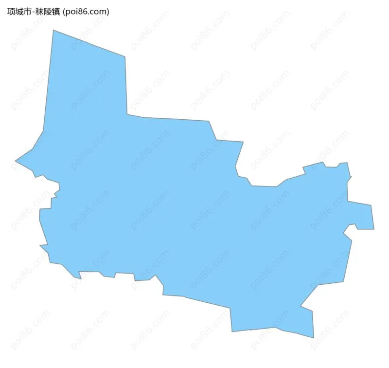 秣陵镇边界地图