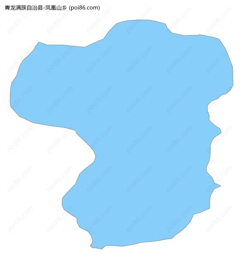 凤凰山乡边界地图