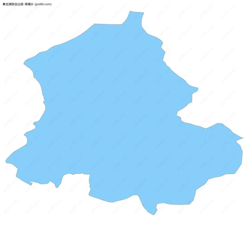 草碾乡边界地图