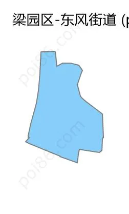 东风街道边界地图