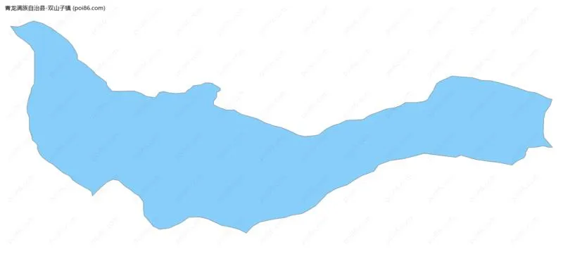 双山子镇边界地图
