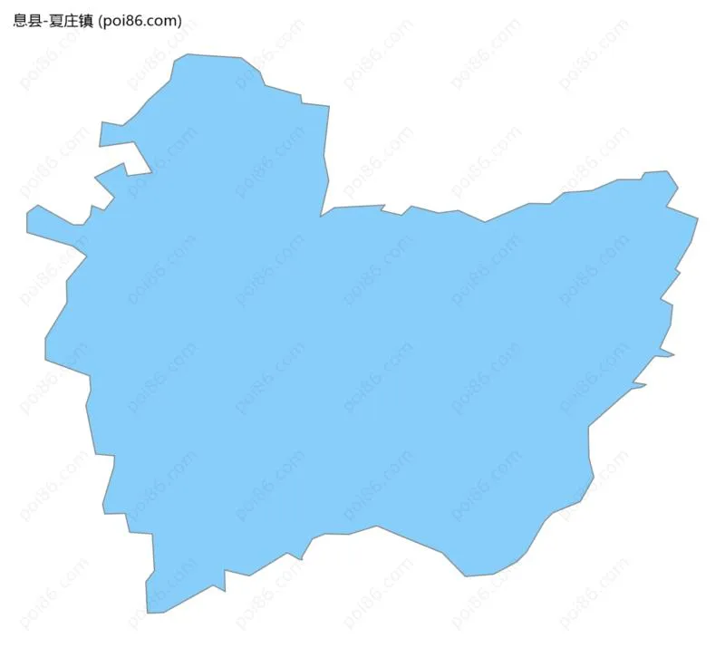 夏庄镇边界地图