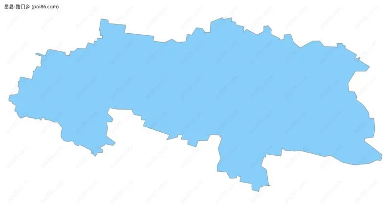 路口乡边界地图