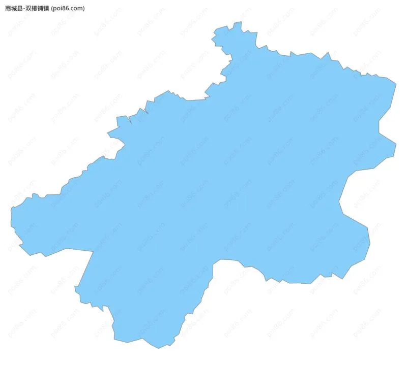双椿铺镇边界地图