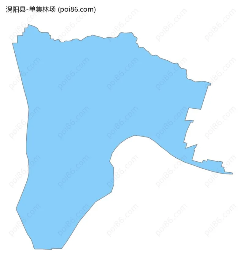 单集林场边界地图