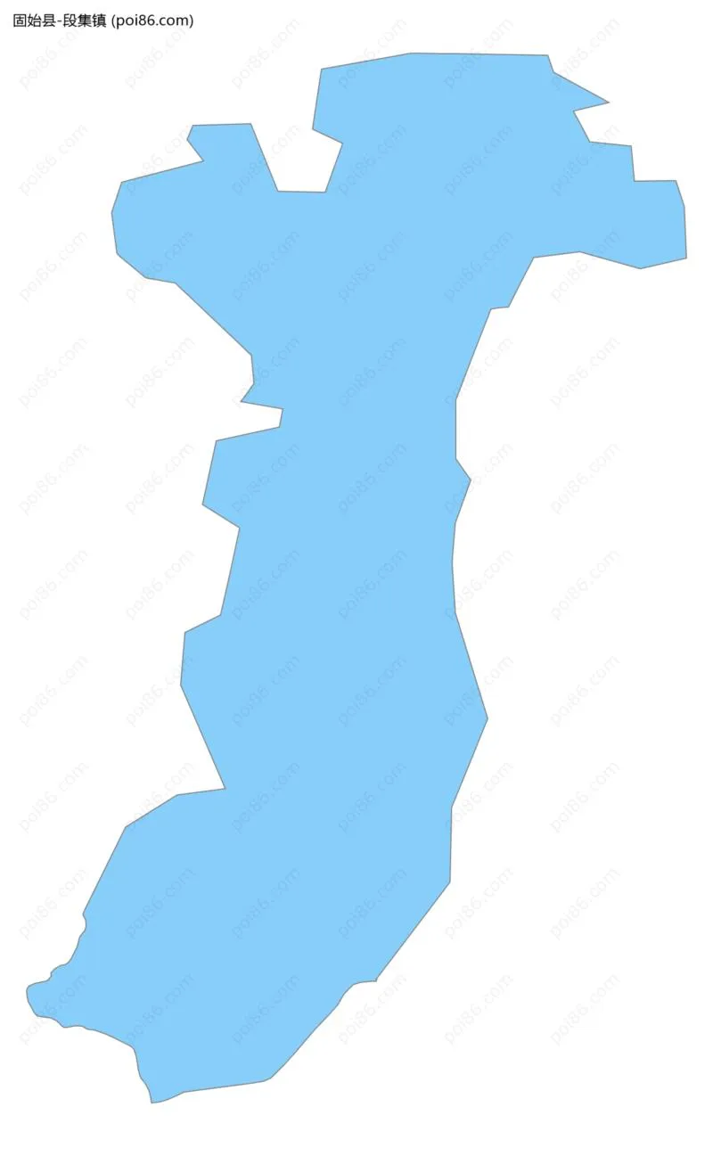 段集镇边界地图