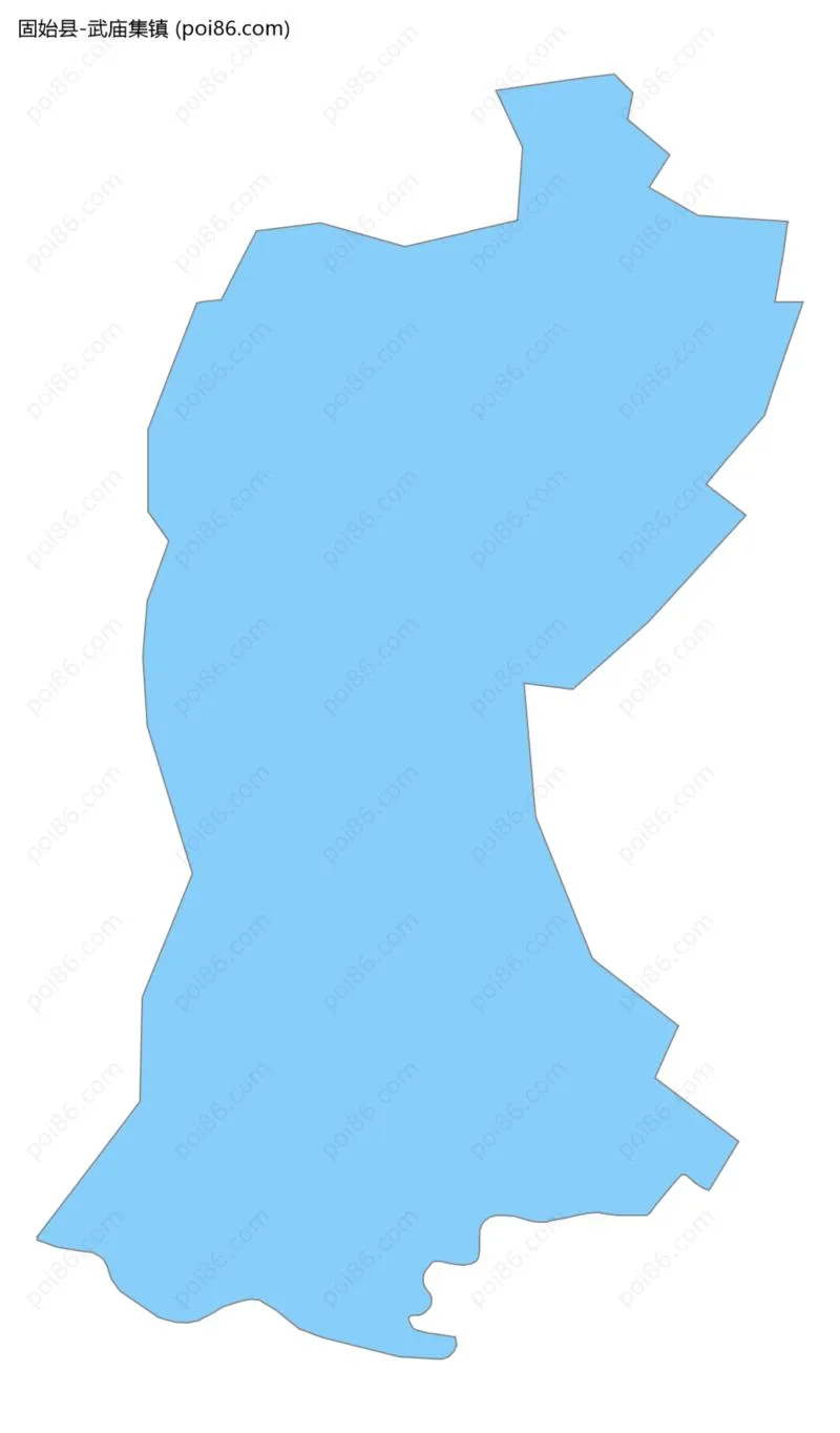 武庙集镇边界地图