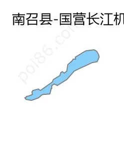 国营长江机械厂边界地图