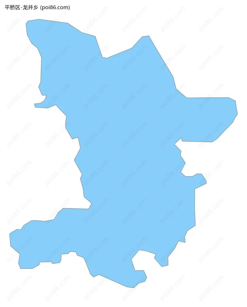 龙井乡边界地图