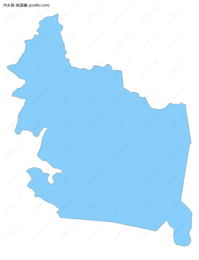 桃溪镇边界地图