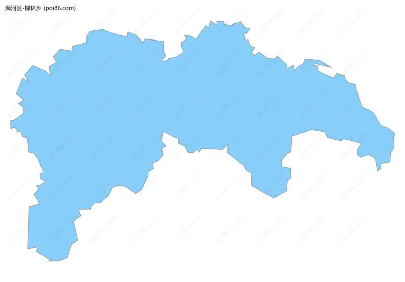 柳林乡边界地图
