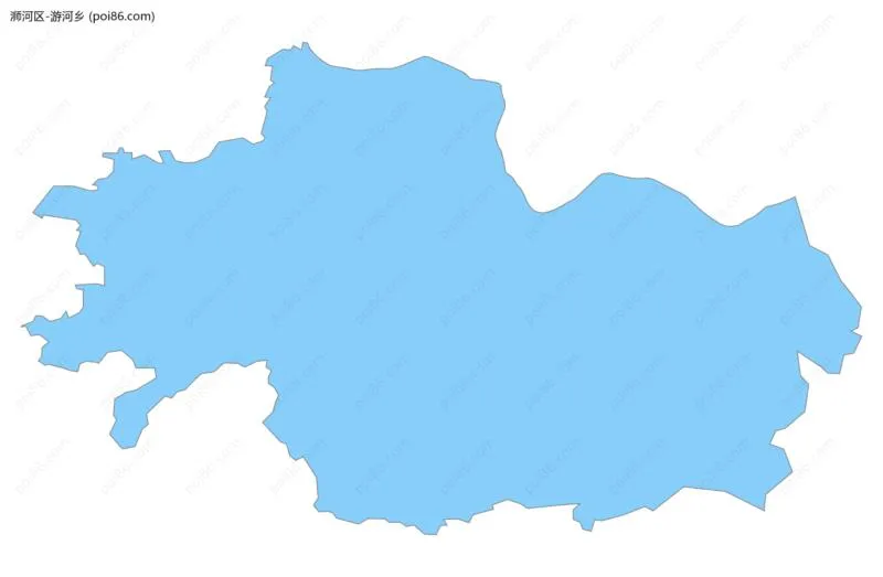 游河乡边界地图