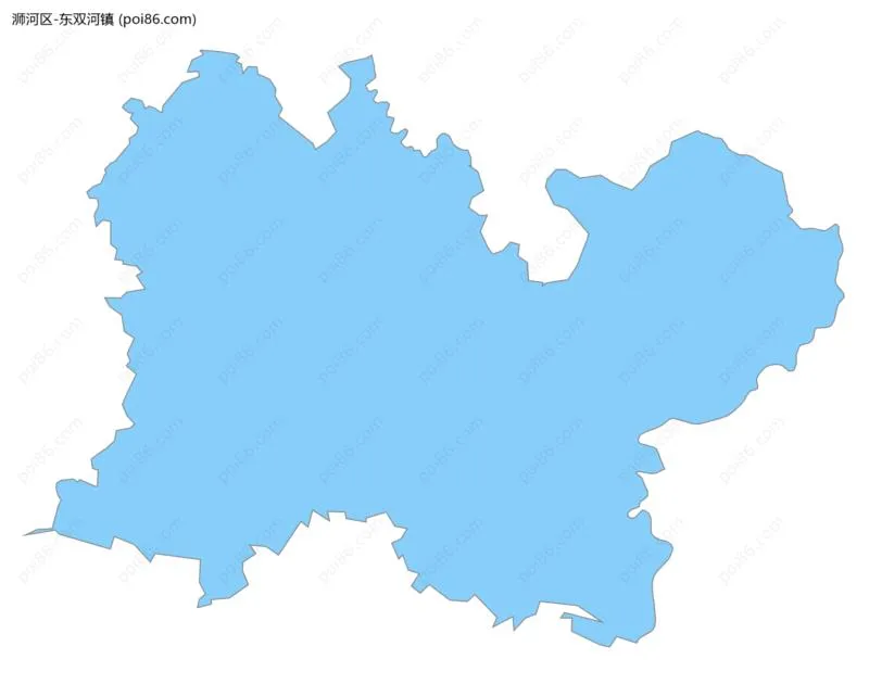 东双河镇边界地图