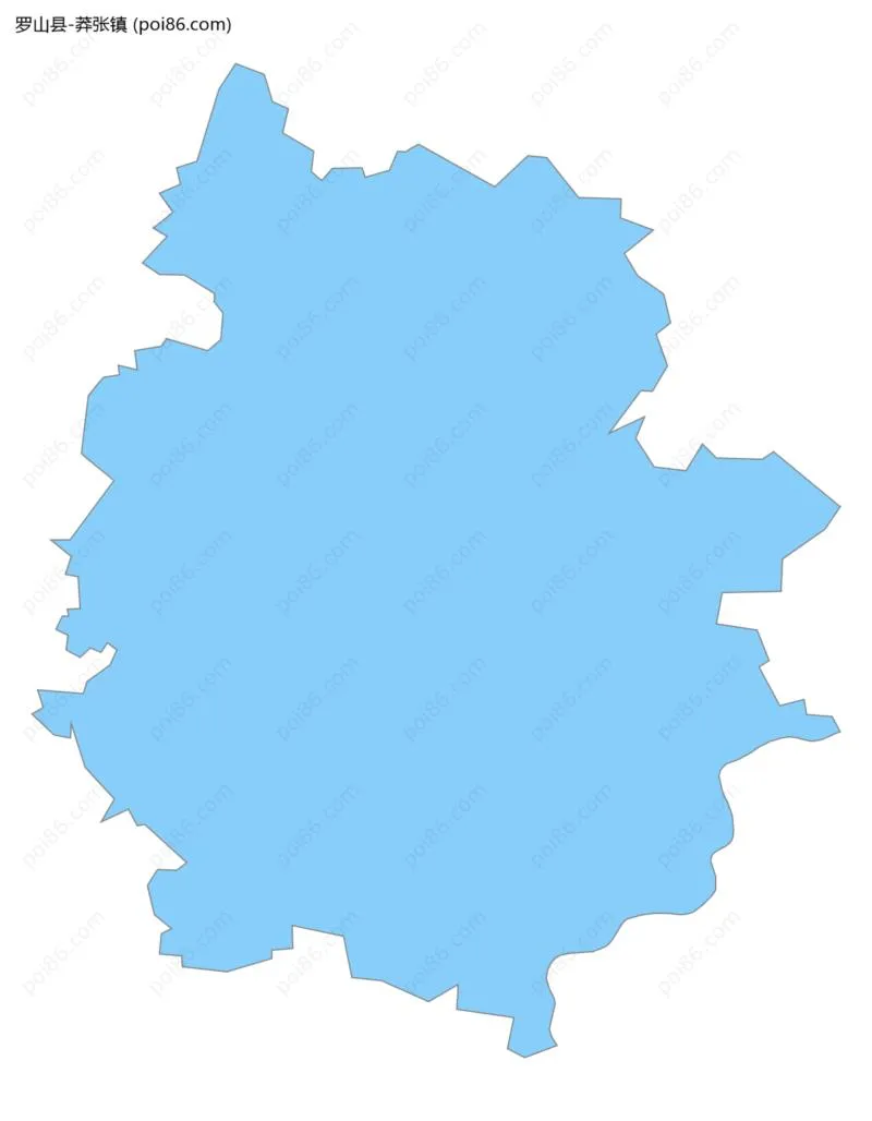 莽张镇边界地图