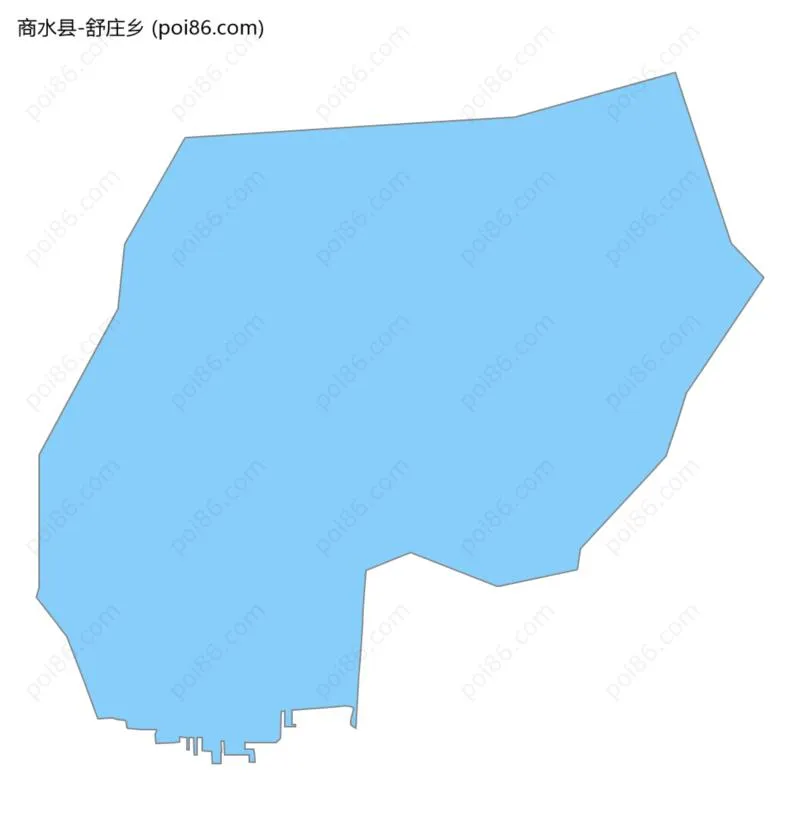 舒庄乡边界地图