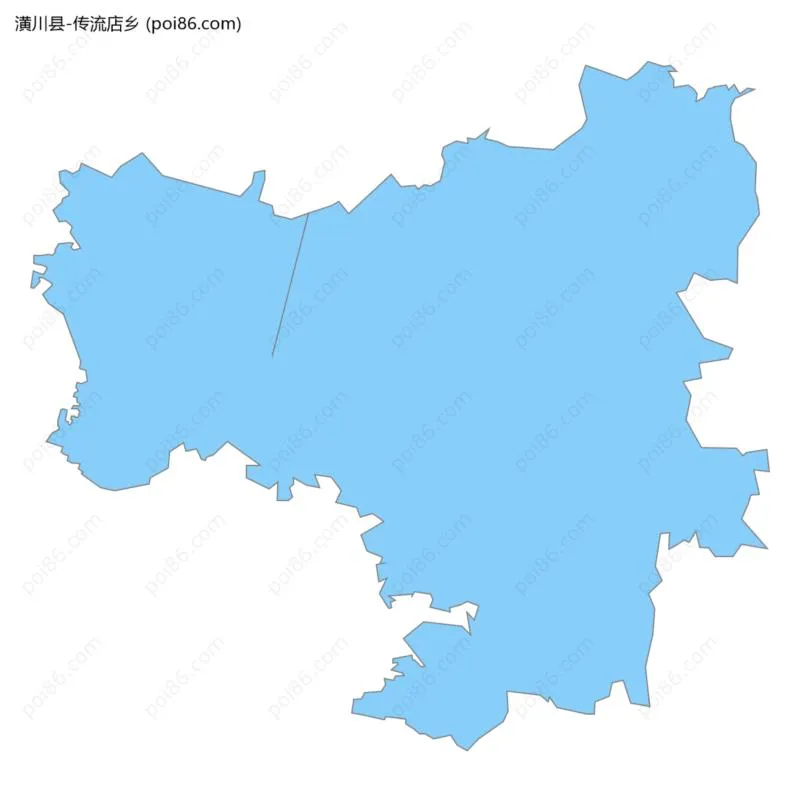传流店乡边界地图