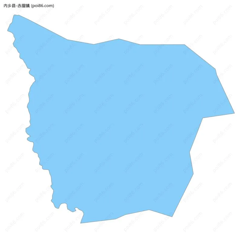 赤眉镇边界地图