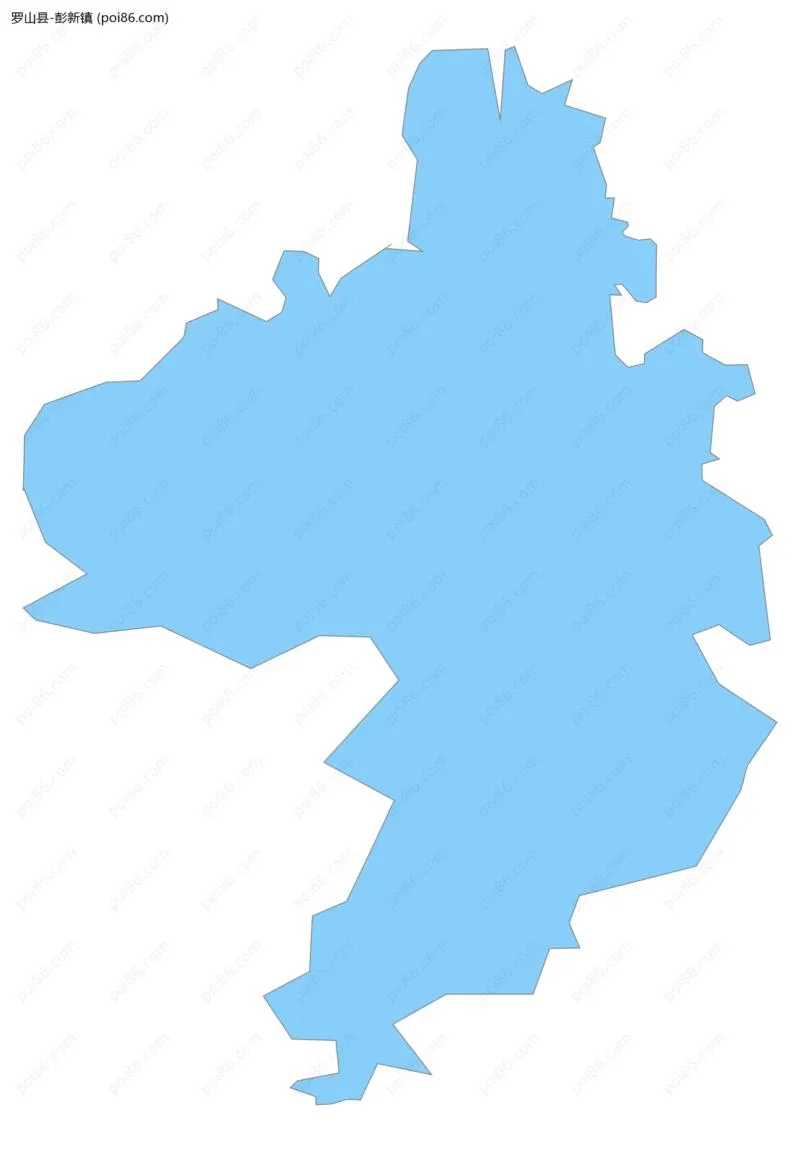 彭新镇边界地图