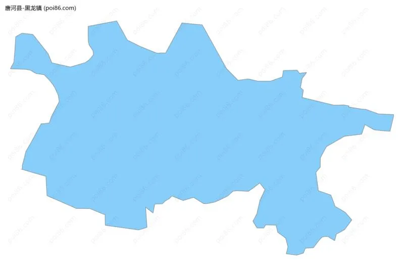 黑龙镇边界地图