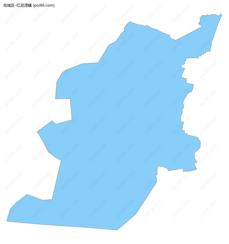 红泥湾镇边界地图