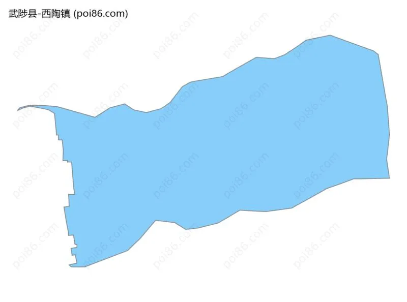 西陶镇边界地图