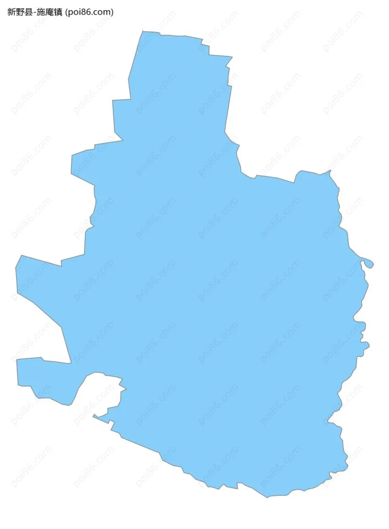 施庵镇边界地图