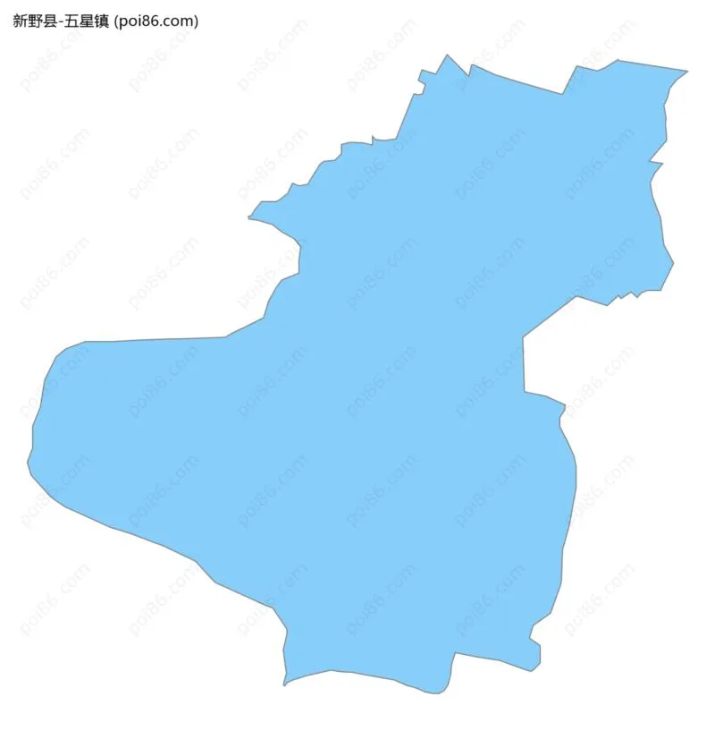 五星镇边界地图