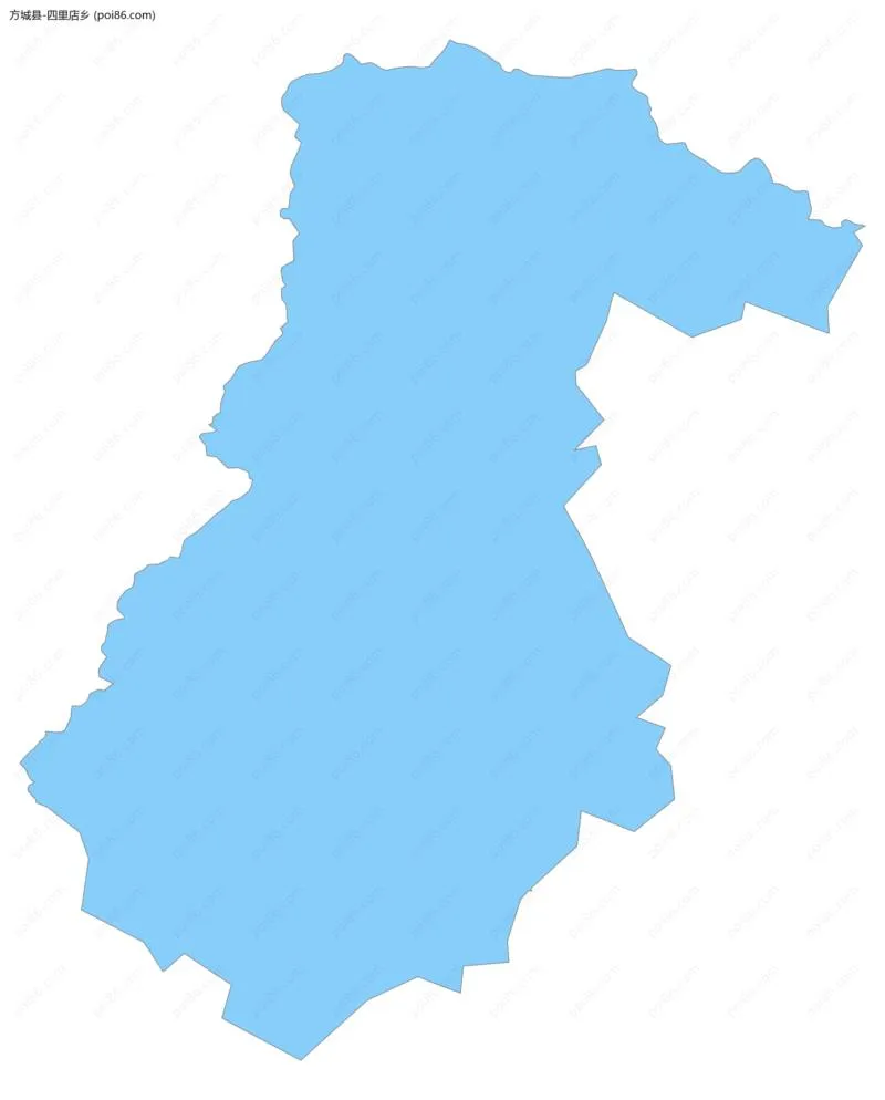 四里店乡边界地图