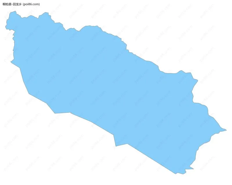 回龙乡边界地图