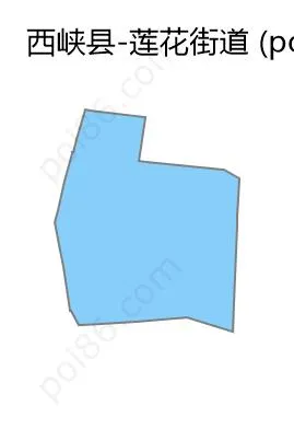莲花街道边界地图