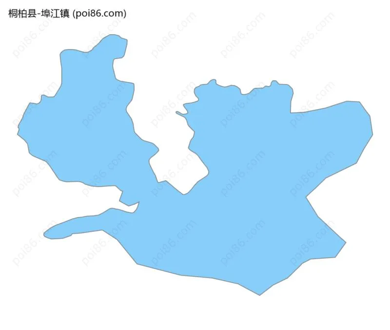 埠江镇边界地图